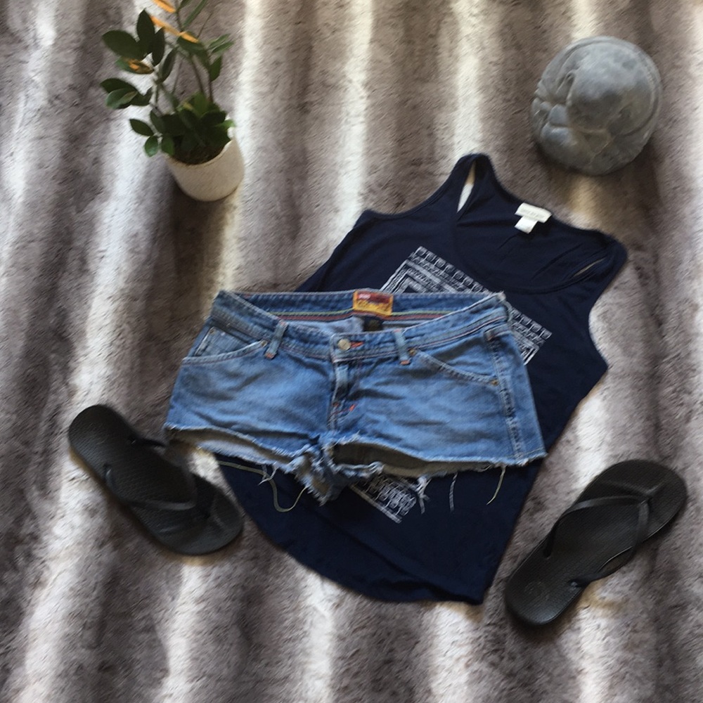 Blue Asphalt Shorts